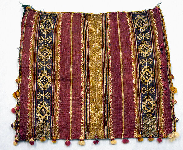 Coca Bag (Ch'uspa), Camelid hair, Aymara