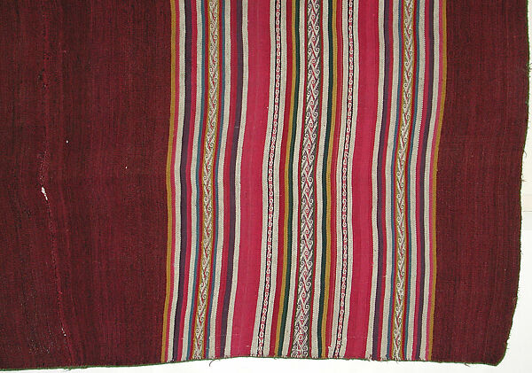 Woman's Overskirt, Camelid hair, Aymara
