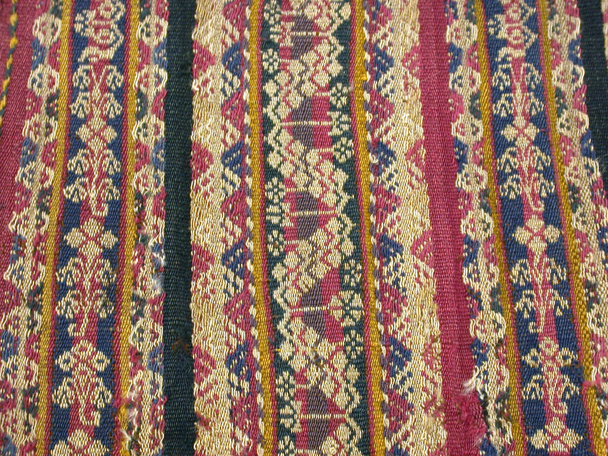 Coca Bag (Ch'uspa), Camelid hair, Aymara