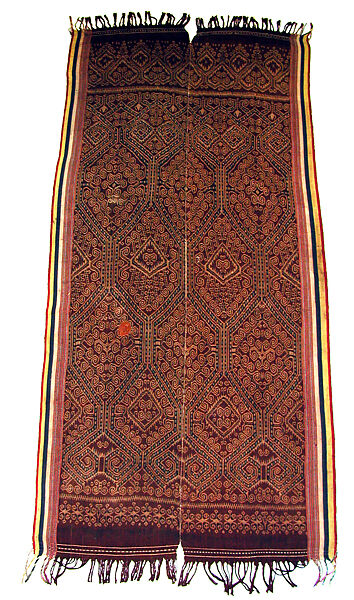 Ceremonial Textile (Pua Kumbu), Cotton, Iban people 