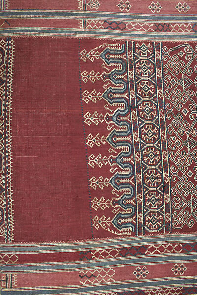 Ceremonial Textile (Pua Sungkit), Cotton, Iban people 