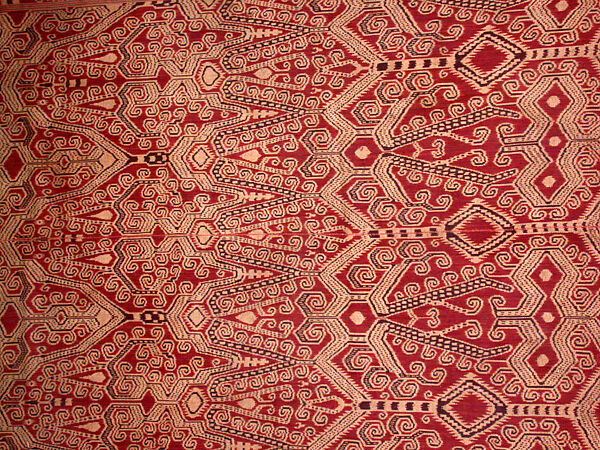 Ceremonial Textile (Pua Kumbu), Cotton, Iban people