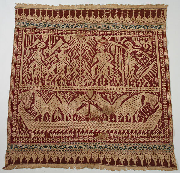 Ceremonial Textile (Tampan), Cotton, Lampung
