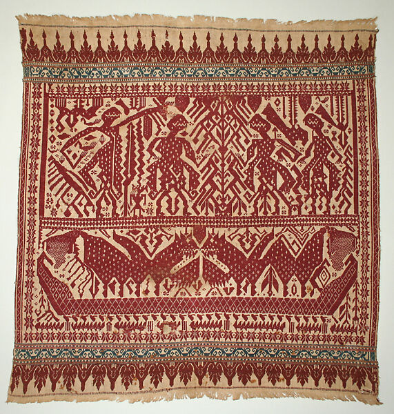 Ceremonial Textile (Tampan), Cotton, Lampung 