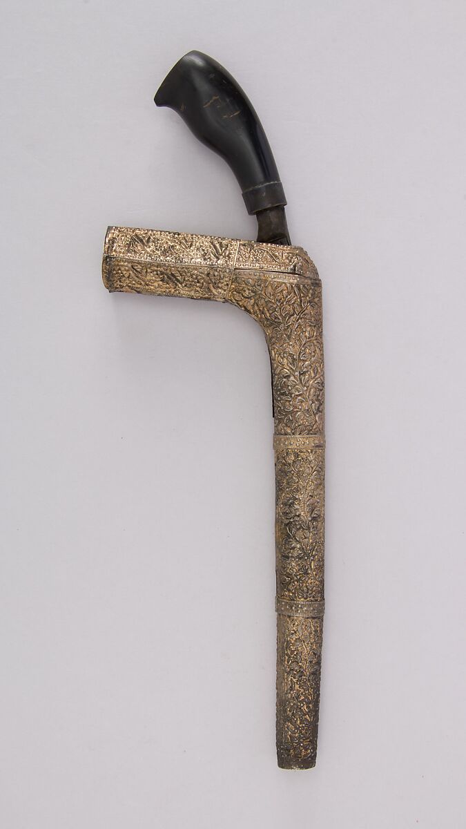 Knife (Bade-bade) with Sheath, Metal, Minangkabau