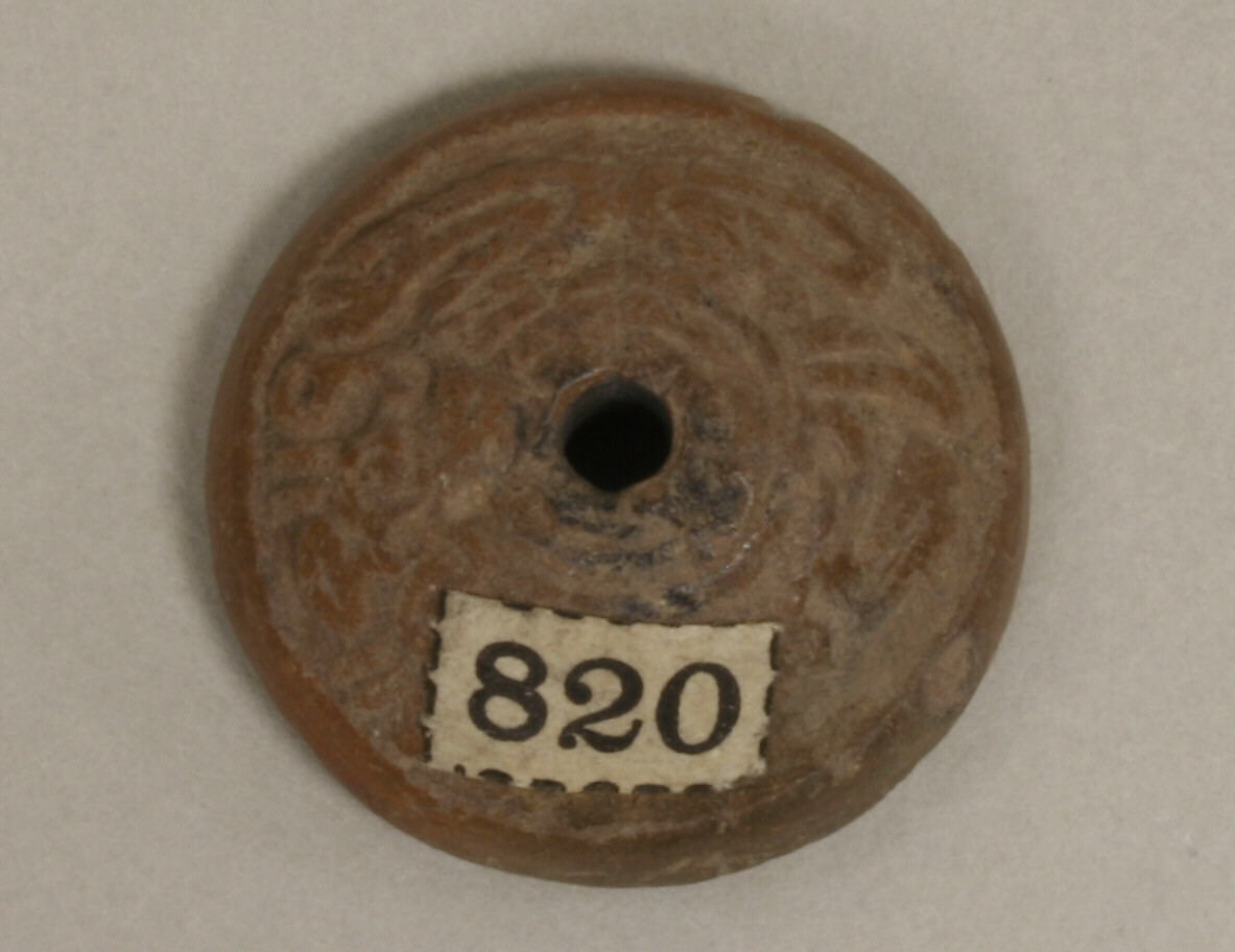 Spindle Whorl, Ceramic, Mexican 