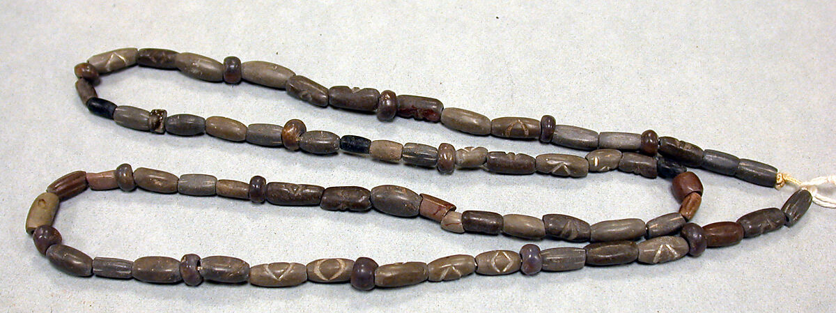 Necklace of Stone Beads, Stone, Peruvian 