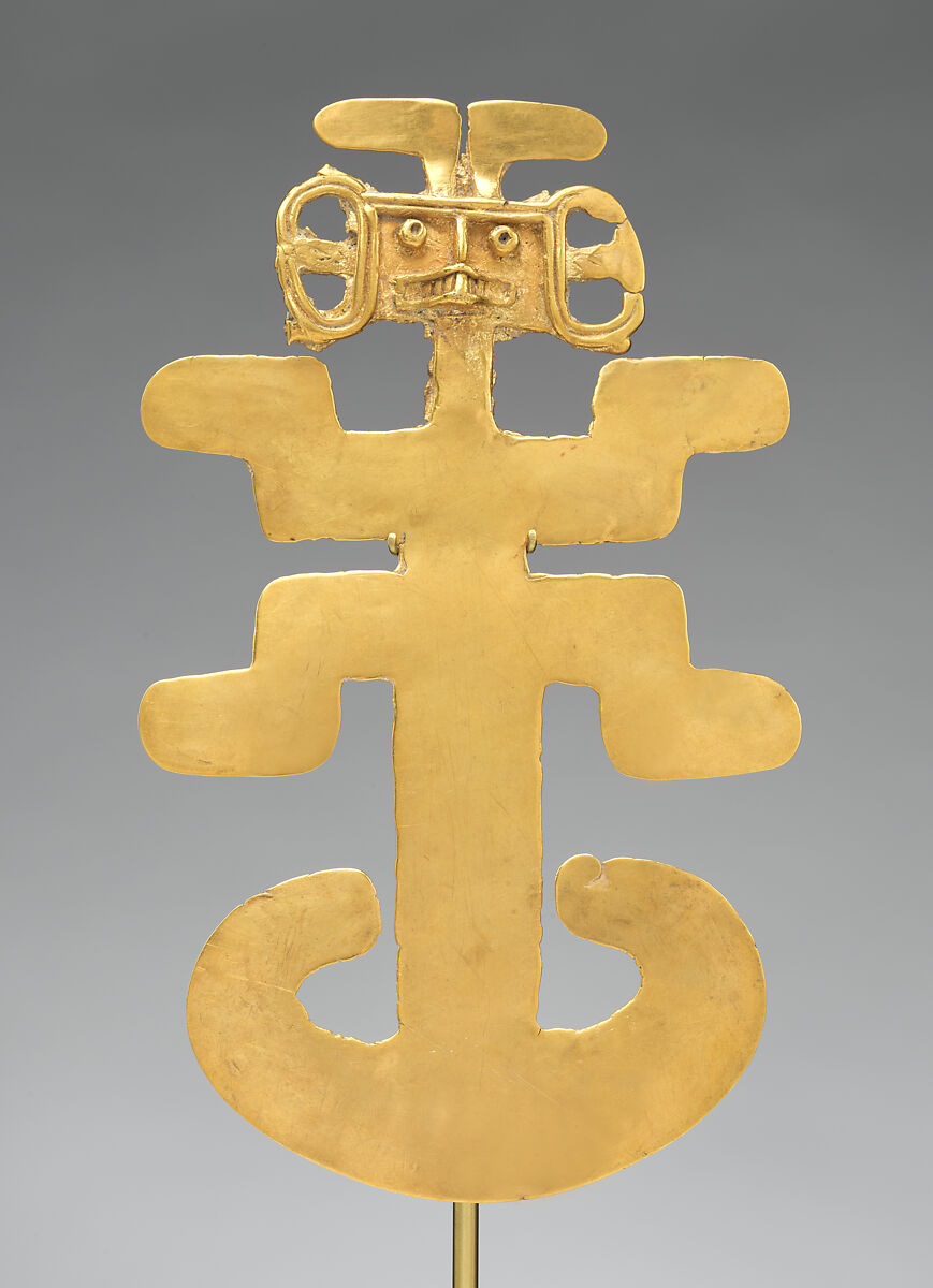 Anthropomorphic Pendant, Gold, Tolima 