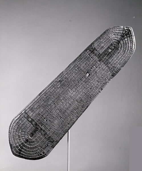 Shield (Lavi Or Lave Lave [?]), Cane, fiber, wood, Solomon Islands 