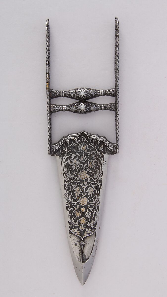 Dagger (Katar), Steel, gold, North Indian