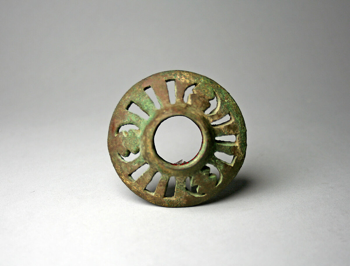 Copper Openwork Mace Head, Copper (cast), Vicús