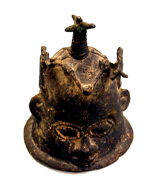Head, Brass (cast), Edo peoples 