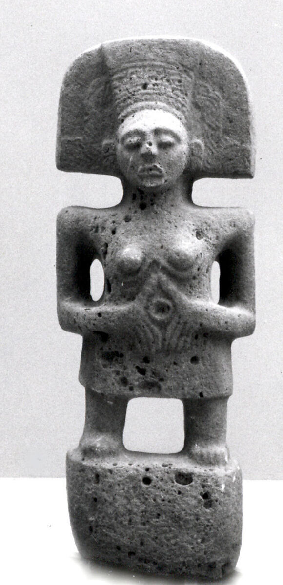 Female figure, Stone, Huastec 