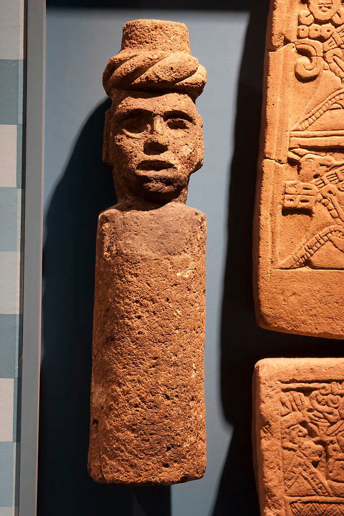 Stylized figure, Stone, Oaxaca