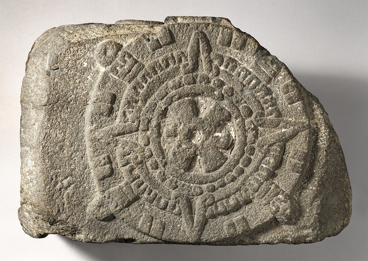 Altar to the Sun Warrior, Mexico Nahua artist(s), Stone, Nahua