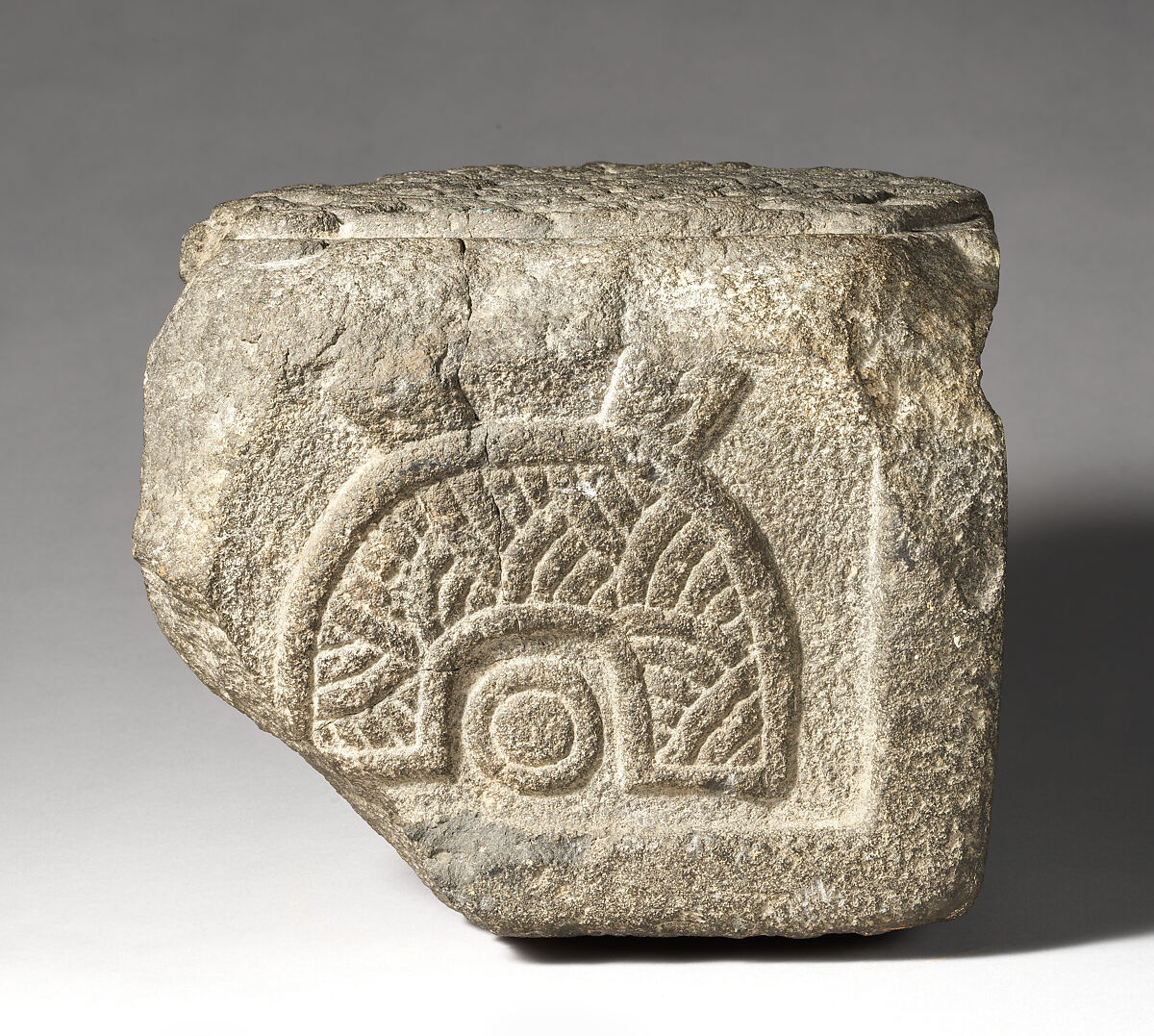 Altar to the Sun Warrior, Mexico Nahua artist(s), Stone, Nahua