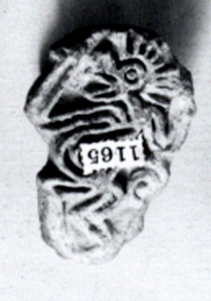 Monkey stamp, Ceramic, Mexica (Aztec)