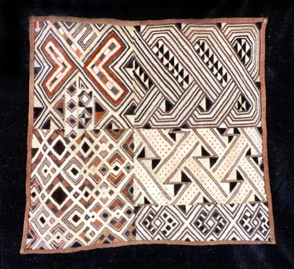 Prestige Panel, Raffia palm fiber, Kuba peoples 