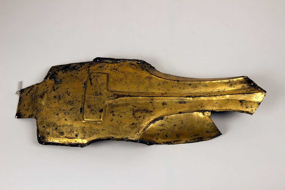 Shaffron (Horse's Head Defense), Copper, gold, Turkish 