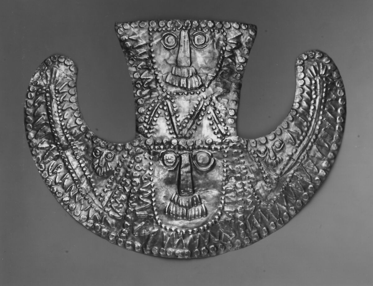 Headdress Ornament, Gold, Siguas