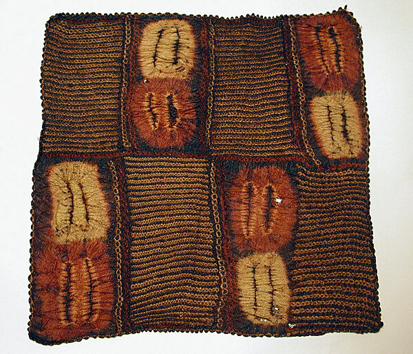 Ceremonial Panel, Raffia palm fiber, natural dye, Dida peoples 