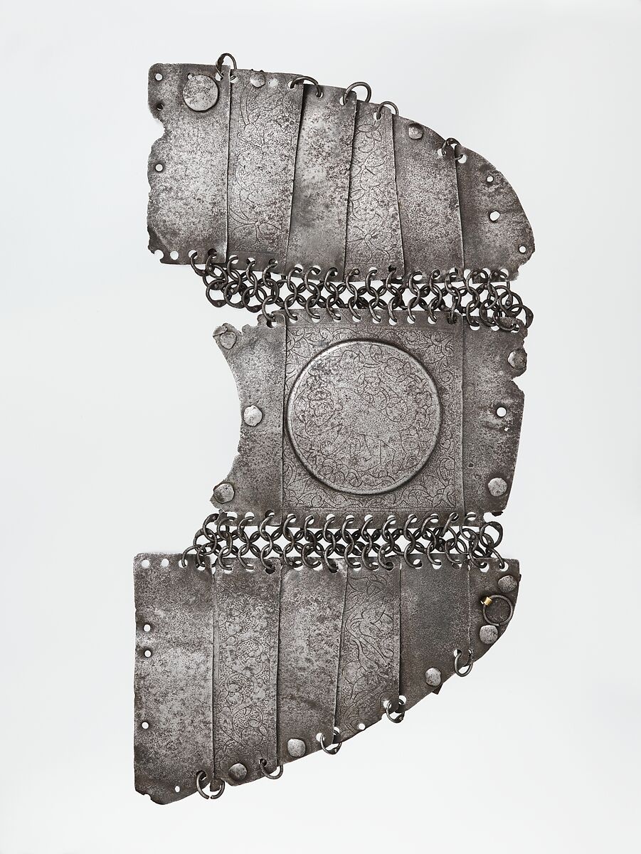 Side Piece of a Shaffron (Horse's Head Defense), Steel, Turkish 