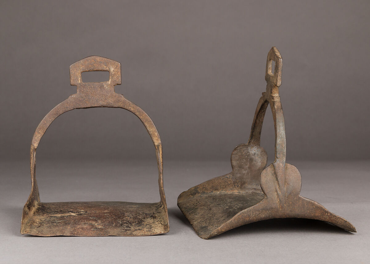 Two Stirrups, Iron, Syrian or Armenian 