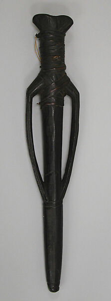 Flute (Mpiru), Wood, leather, Bwa peoples 
