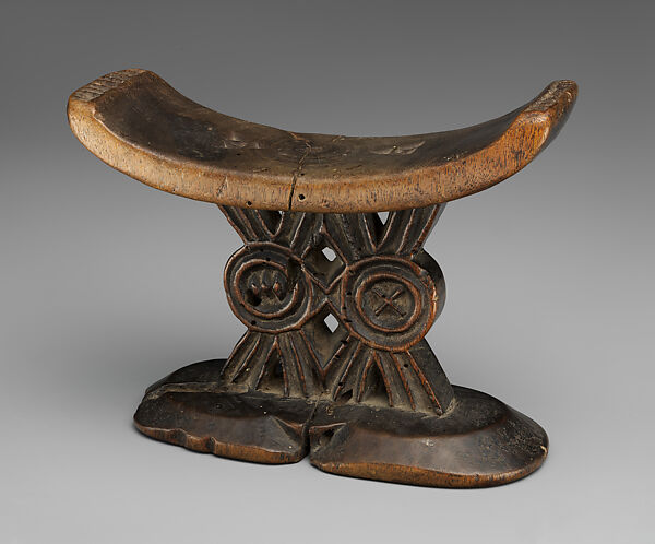 Headrest, Tsonga or Shona artist, Wood, Shona peoples