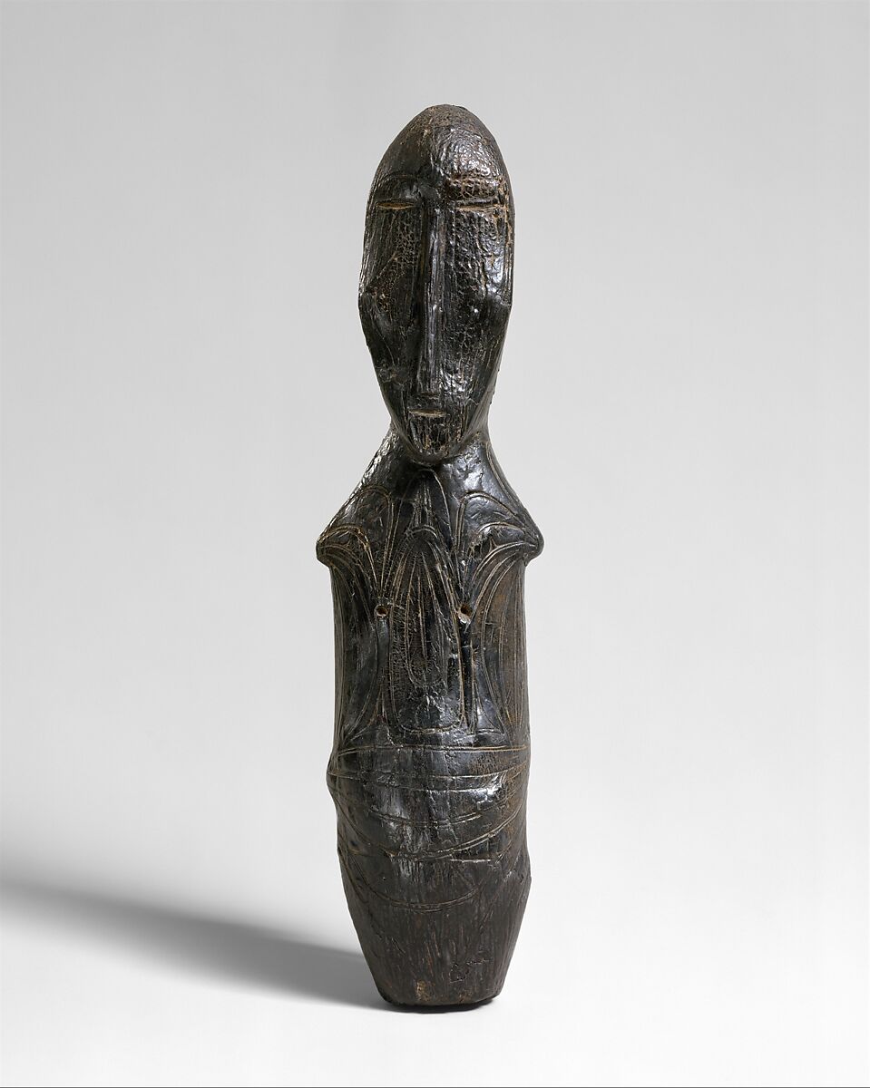 Female Figure, Ivory (walrus), Old Bering Sea 