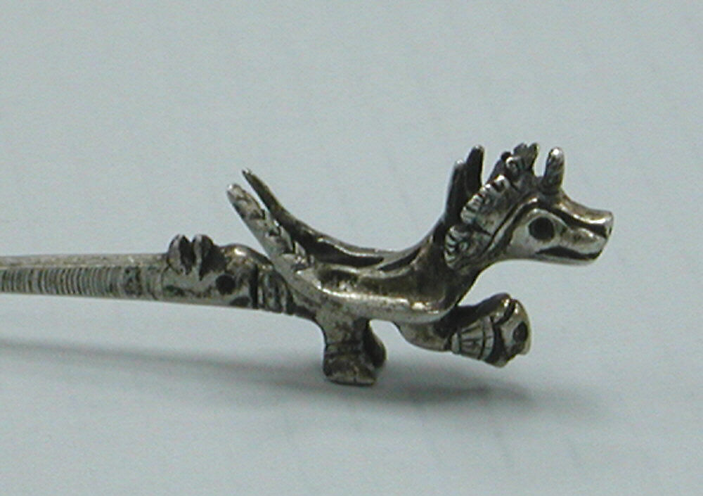 Pin or Lime Dipper, Silver, Tiwanaku