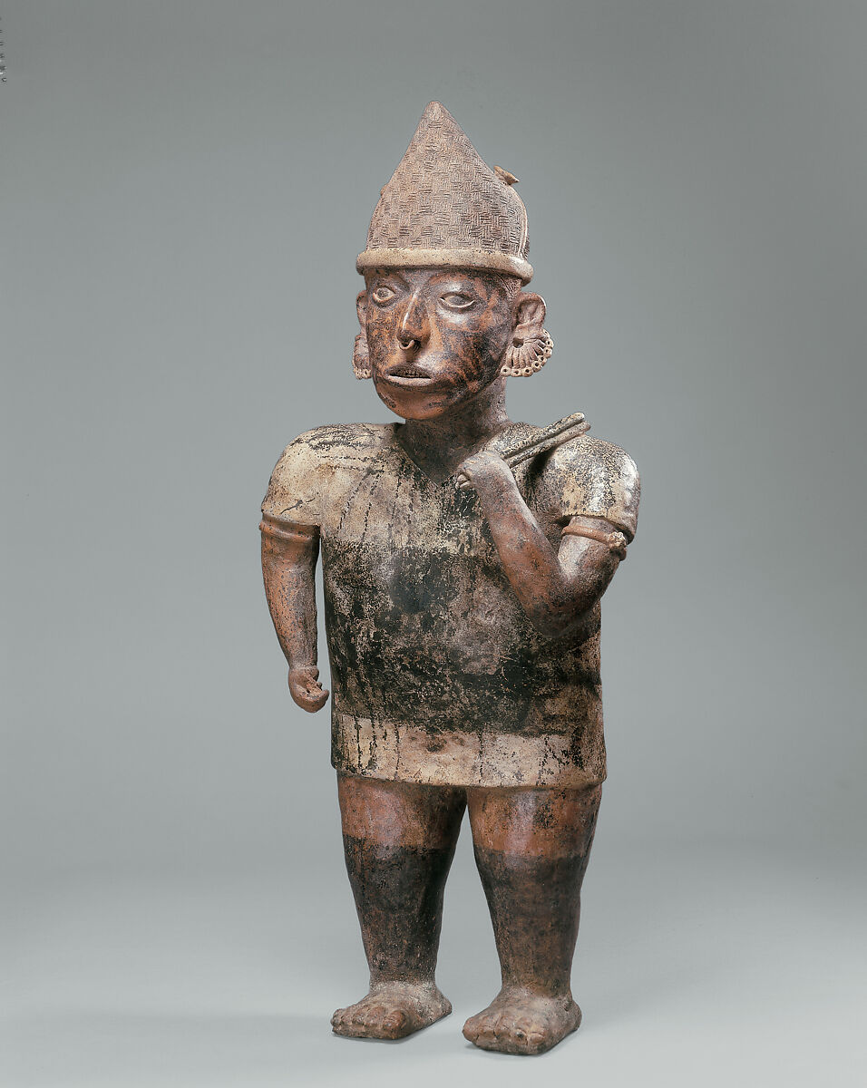 Standing Male Figure, Ceramic, Nayarit 