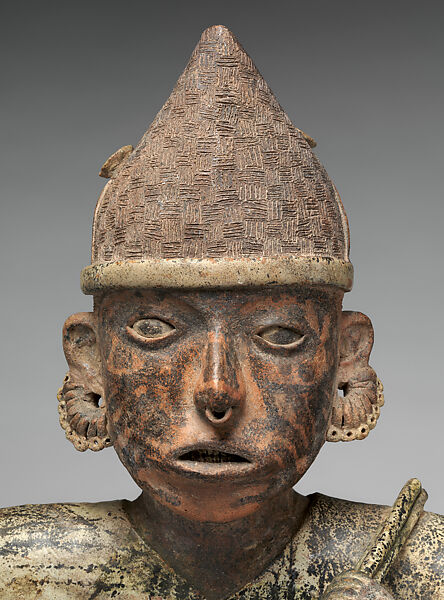 Standing Male Figure, Nayarit artist(s), Ceramic, slip, Nayarit