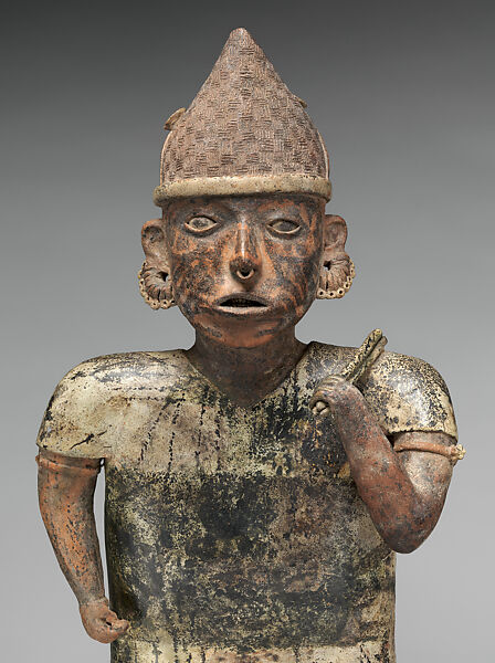 Standing Male Figure, Nayarit artist(s), Ceramic, slip, Nayarit