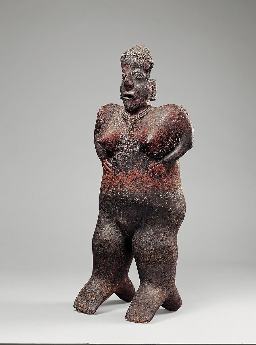 Standing Female Figure, Ceramic, San Sebastián 