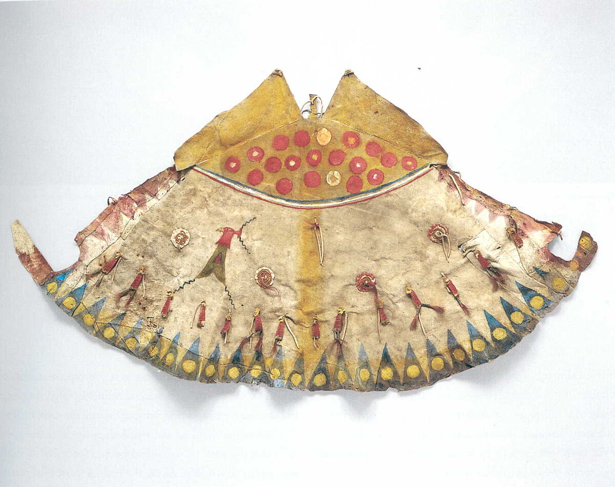 Model Tipi, Native-tanned skin, paint, beads, cloth, horsehair, Blackfoot