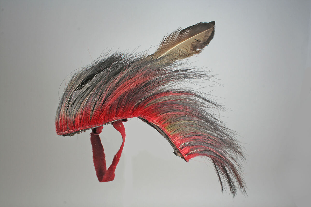 Roach, Wool, metal, hair, feathers, rawhide, quill, Eastern Plains(?) 