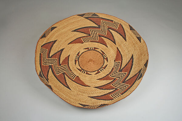 Basket Tray, Plant fiber, Yurok