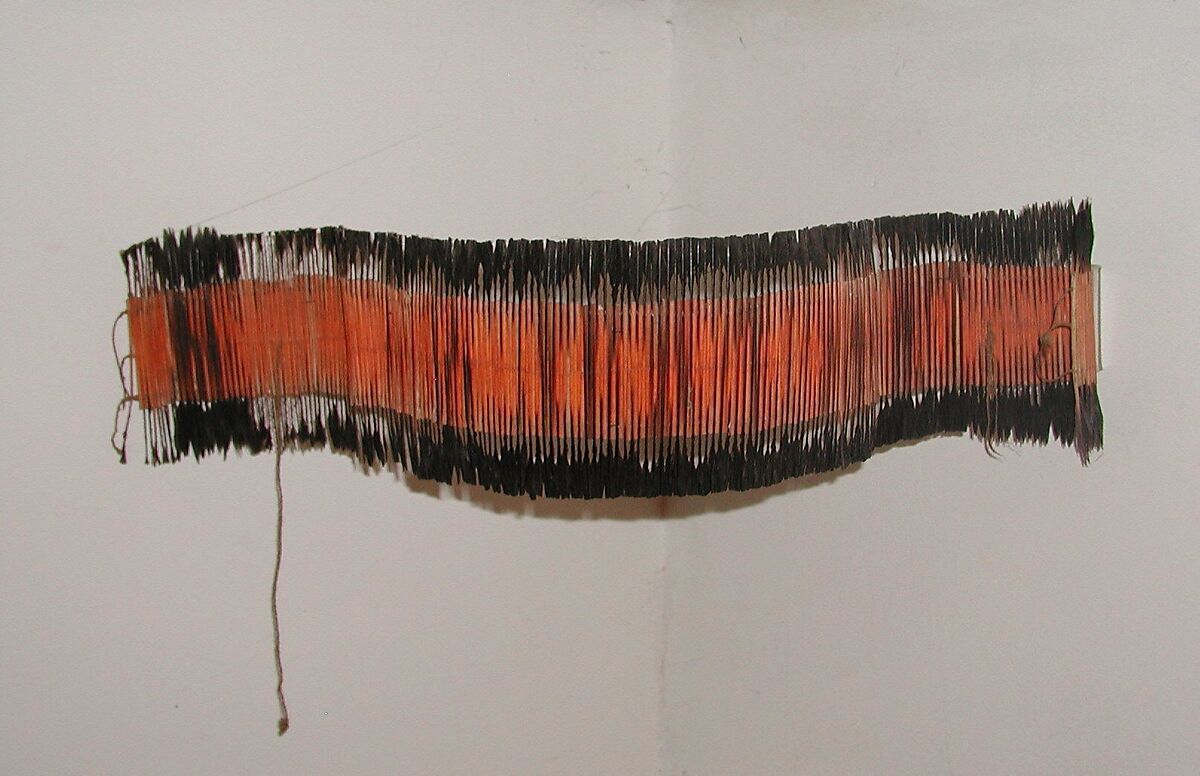 Feathered Headband, Feathers, cord, Maidu or Wintun