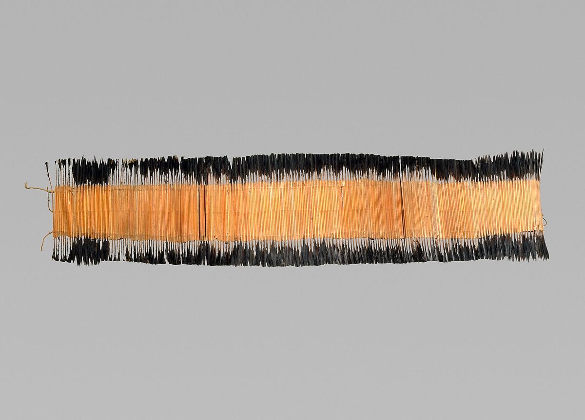 Feathered Headband, Feathers, cord, Maidu or Wintun 