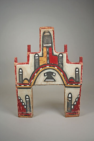 Tablita (includes attachment), Cotton, wood, pigment, Hopi