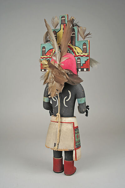 Hemis Katsina (Sio Hemis), Jimmy Keywaytewa (Native American, Hopi, 1889–1966), Cottonwood, feathers, wool, pigment
