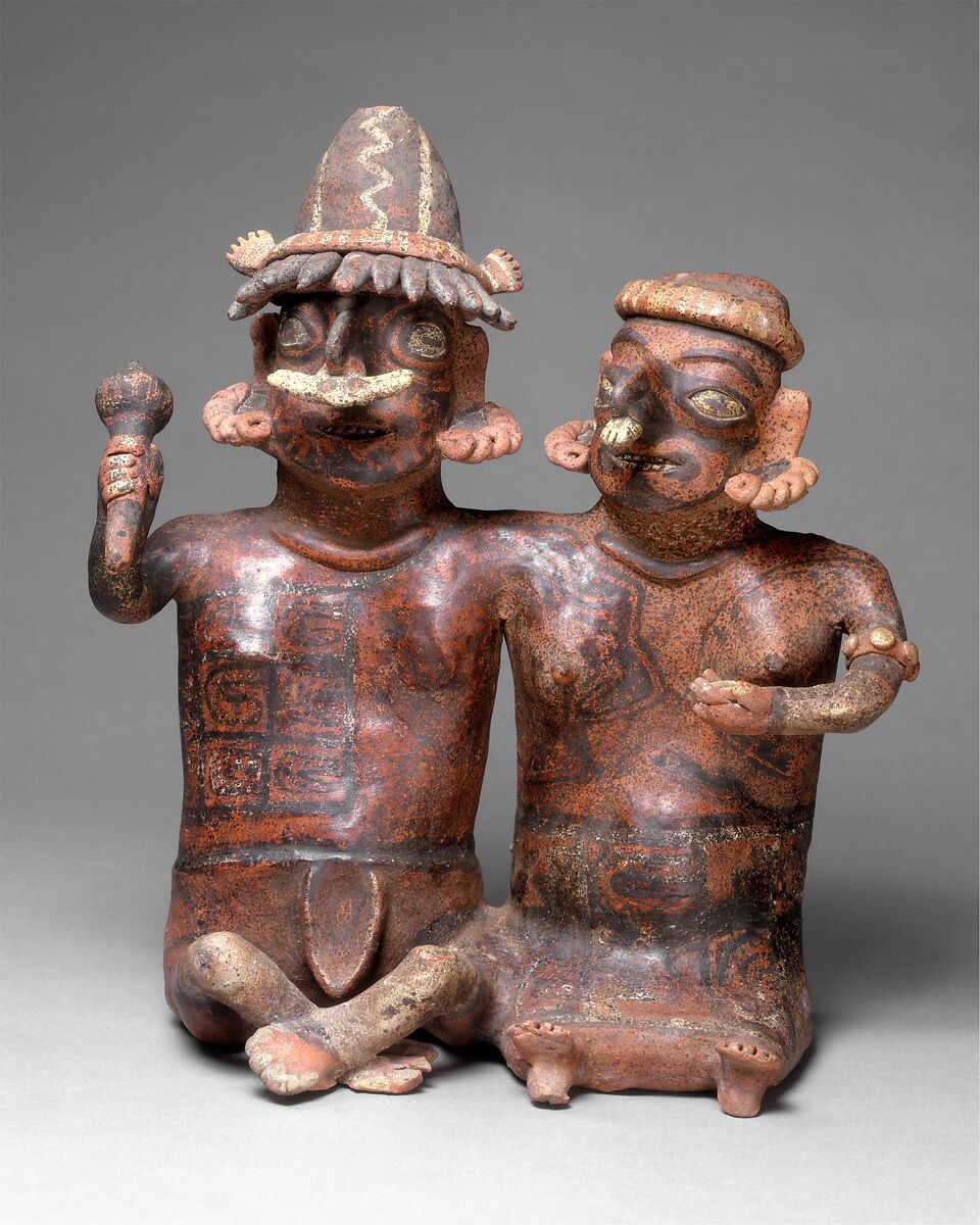 Ancestor Pair, Ceramic, Ixtlán del Río 