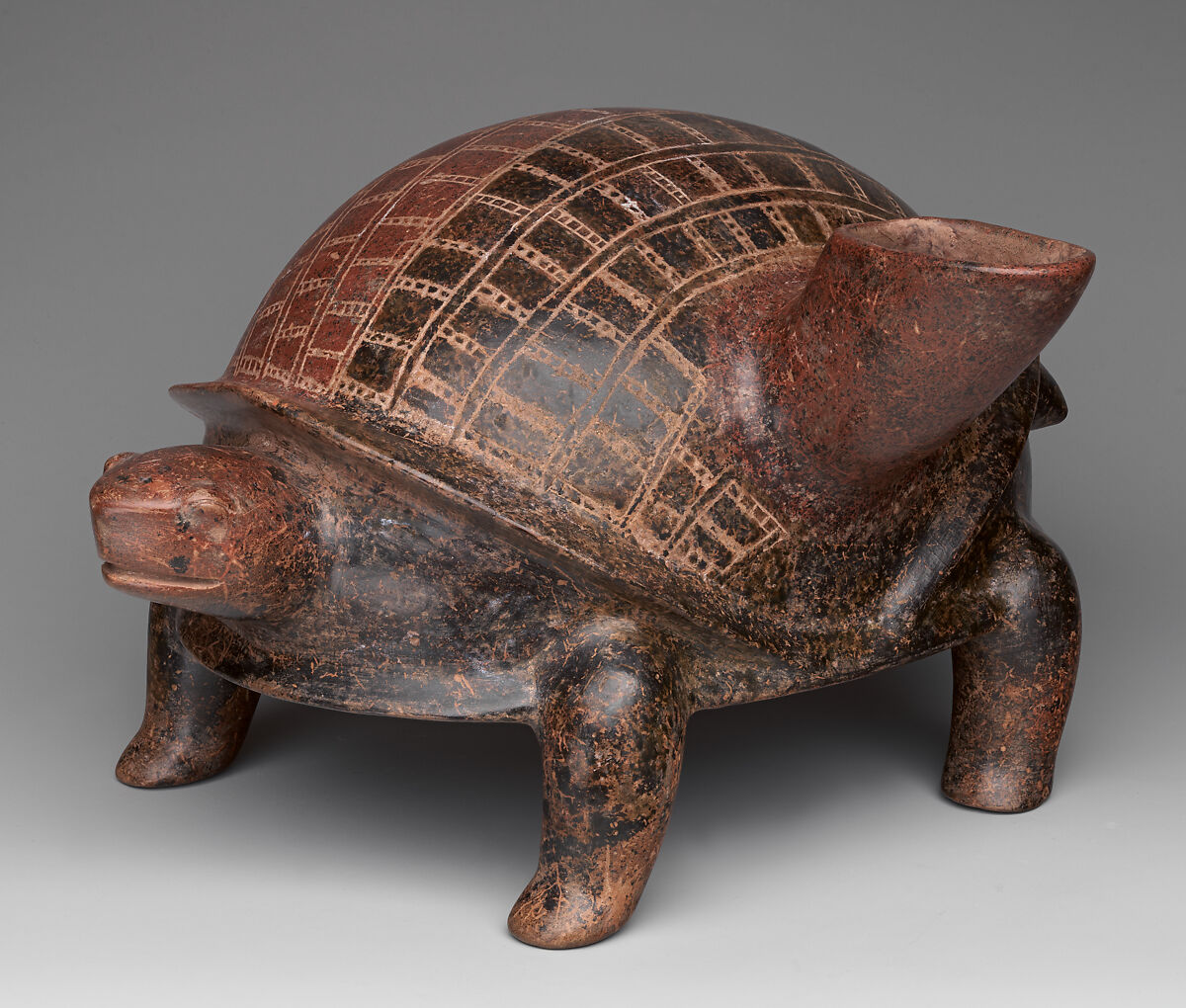 Turtle Vessel, Ceramic, Colima 