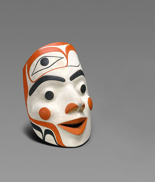 Mask, Joe David (First Nation, Nuu-chah-nulth/Tla&#39;oquiaht, born 1946), Wood, pigment, Nuu-chah-nulth (Nootka) 