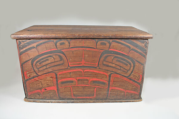 Storage Chest, Wood, pigment, Heiltsuk