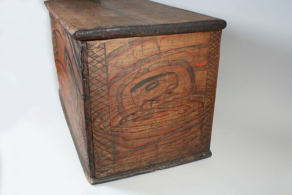 Storage Chest, Wood, pigment, Heiltsuk