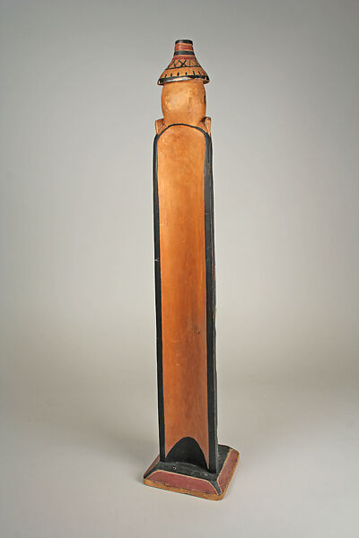 Totem Pole Model, Wood, pigment, Haida