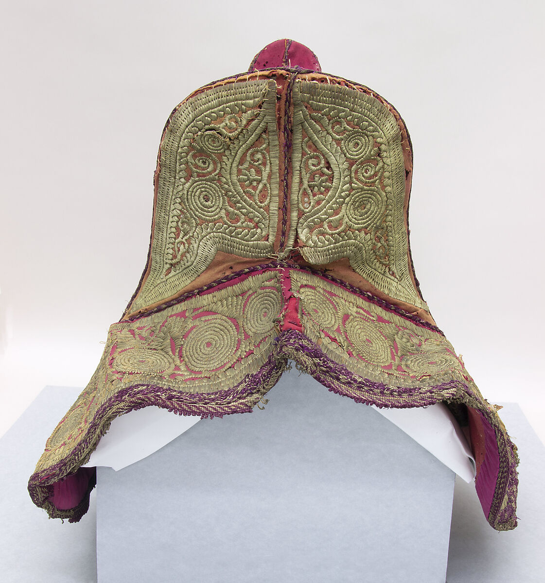 Saddle, Bridle, Bit, and Trappings, Wood, iron, tin, leather, gold, textile, metallic thread, Moroccan