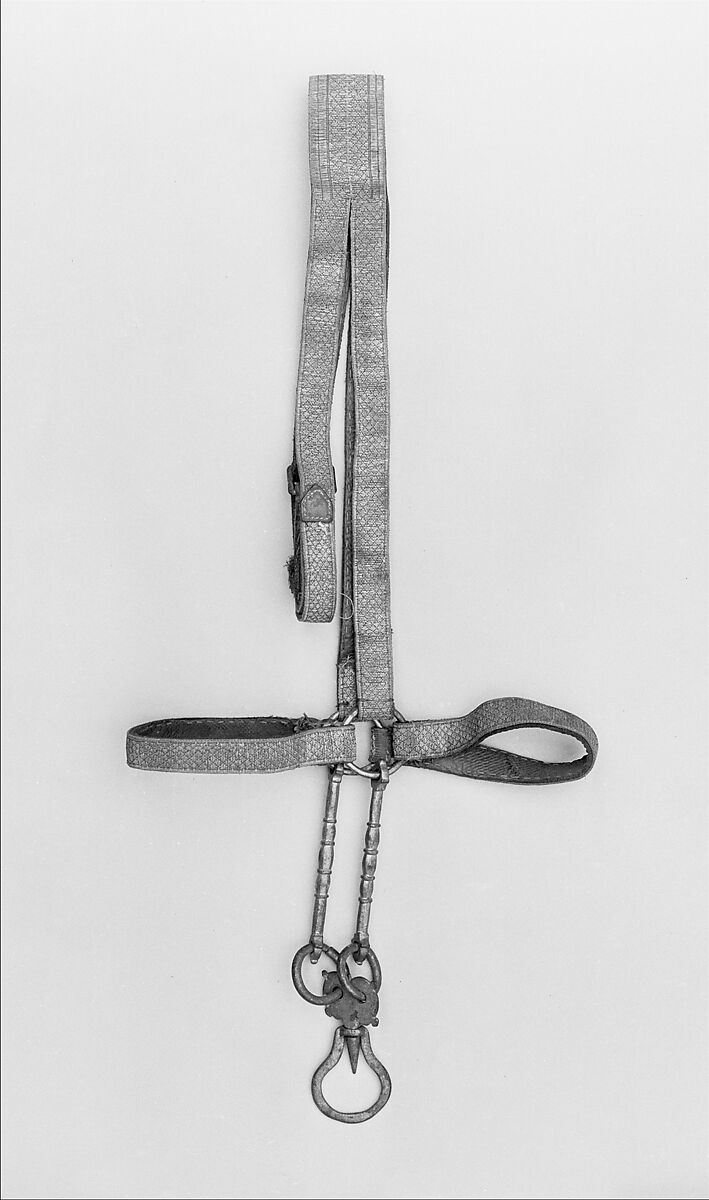 Saddle, Bridle, Bit, and Trappings, Wood, iron, tin, leather, gold, textile, metallic thread, Moroccan